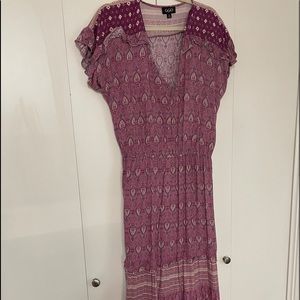 GiGio long bohemian dress - purple